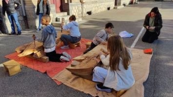 Atelier sculpture à l’ALAE : une belle découverte pour les enfants