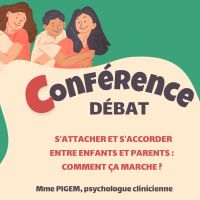 Conférence débat - S'attacher et s'accorder entre enfants et parents : comment ça marche ?