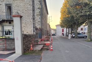 Travaux d’aménagement à Laborie : la sécurité des piétons renforcée